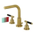 Fauceture FSC8953CKL Kaiser Widespread Bathroom Faucet W/ Brass Pop-Up, Brass FSC8953CKL